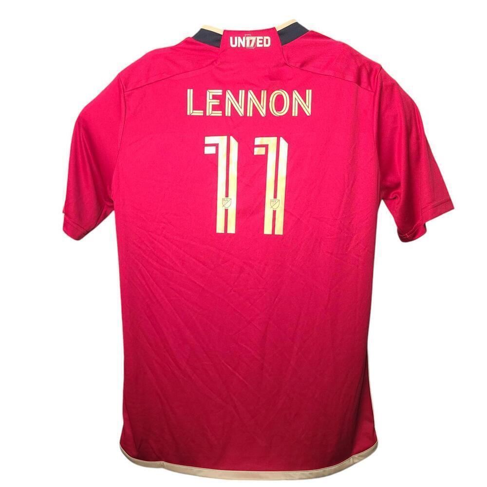 Atlanta United FC Home Youth Jersey - #11 Brooks Lennon - Red & Black